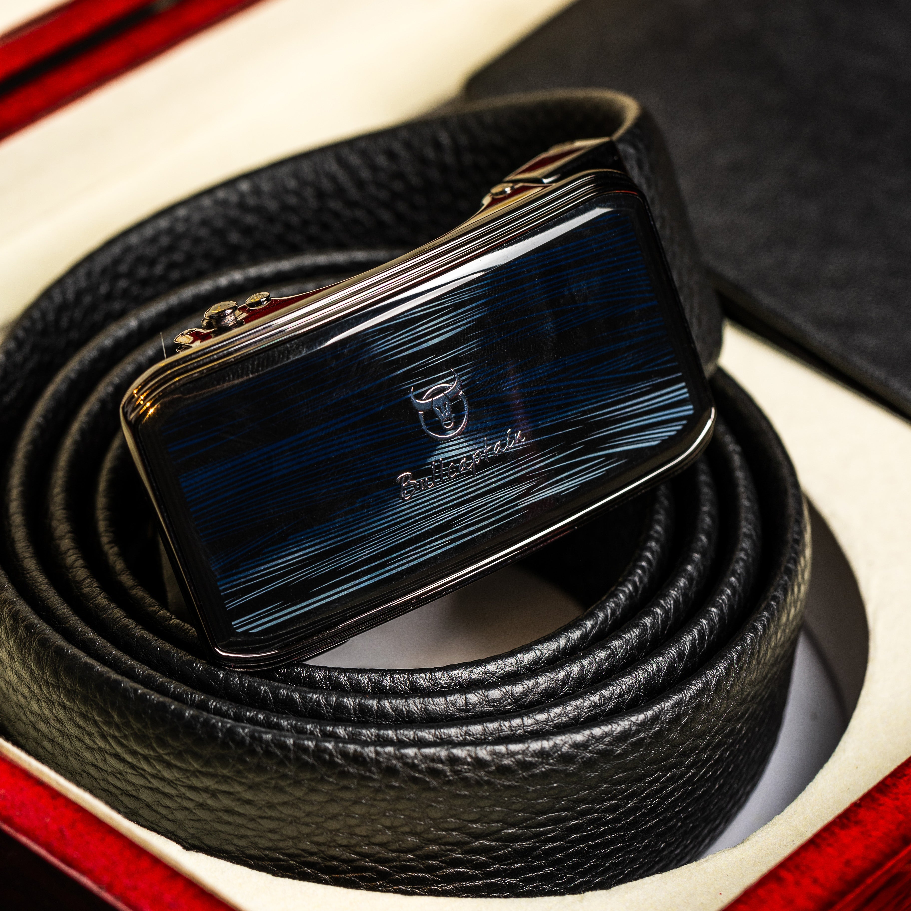 Coffret cadeau portefeuille CP013 et ceinture CC07 - Bullcaptain