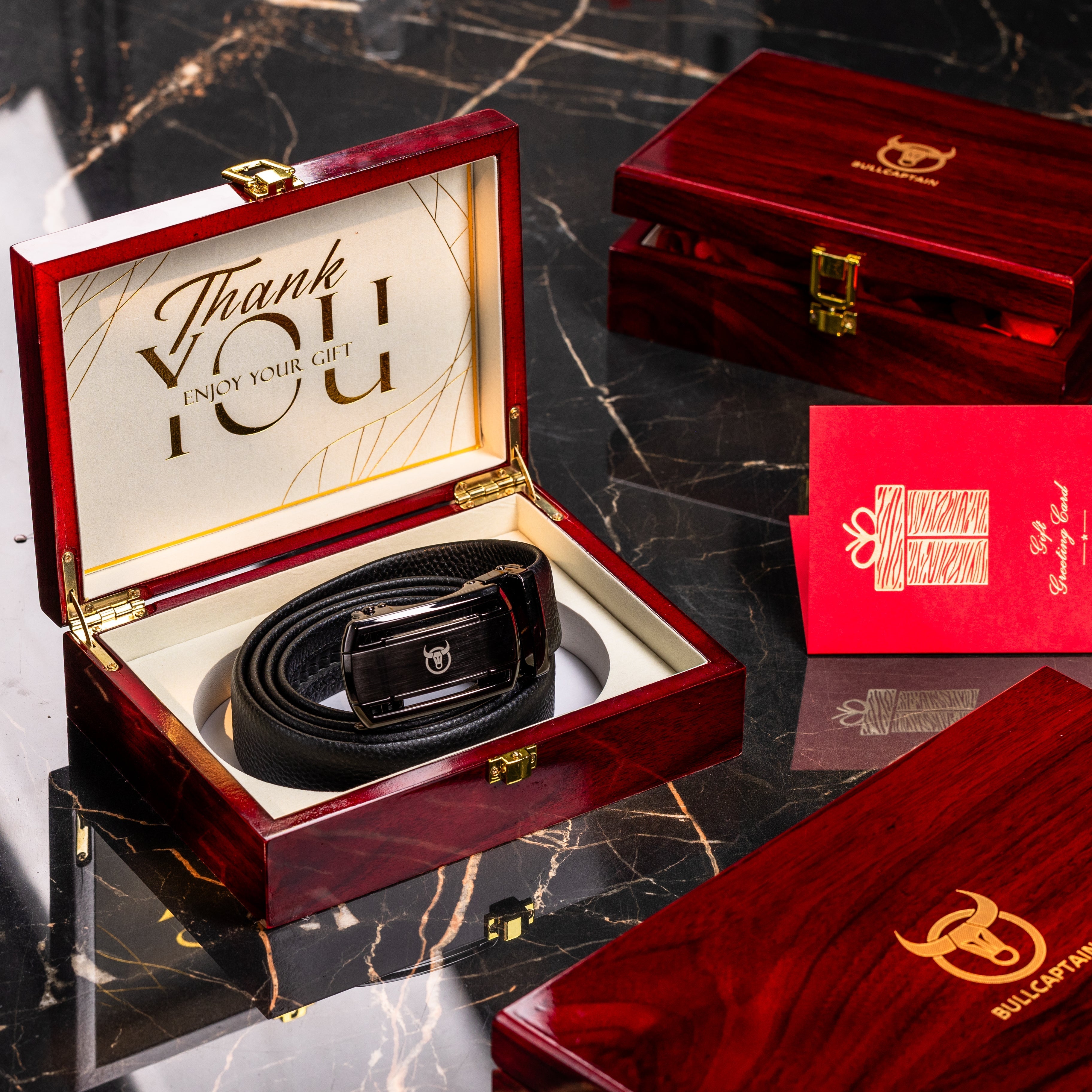 Coffret cadeau ceinture BULLCAPTAIN CC04 - Bullcaptain