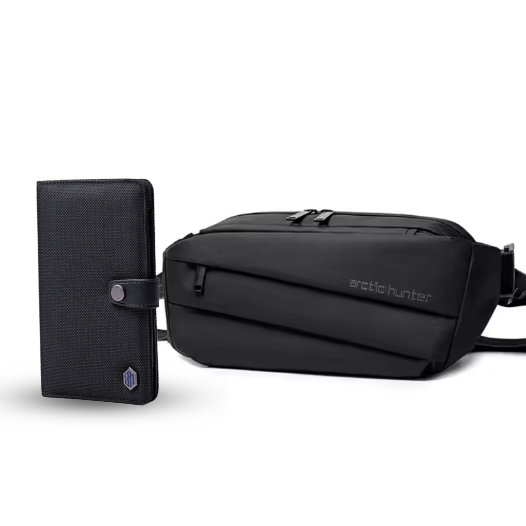 Pack : Sac de Poitrine SP029 + Portefeuille - KOZY NEW