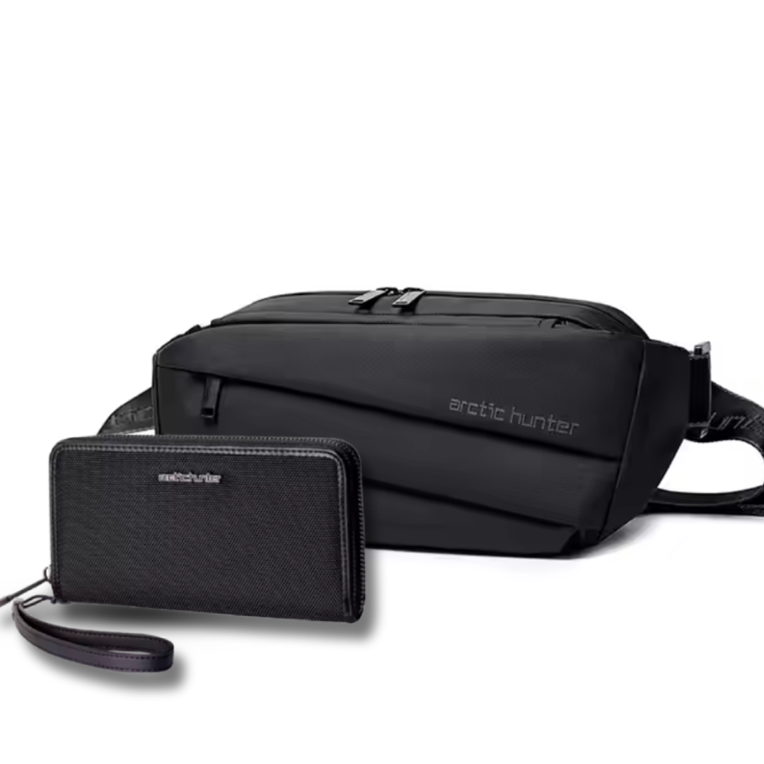 Pack : Sac de Poitrine SP029 + Portefeuille - KOZY NEW