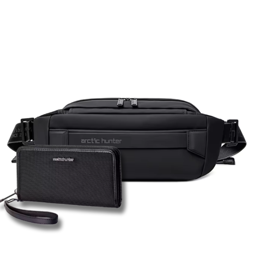 Pack : Sac de Poitrine SP043 + Portefeuille - KOZY NEW