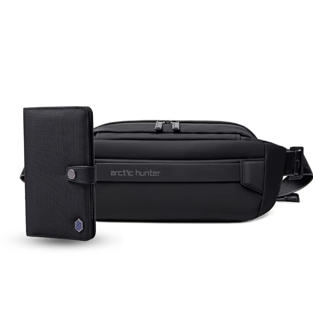 Pack : Sac de Poitrine SP043 + Portefeuille - KOZY NEW