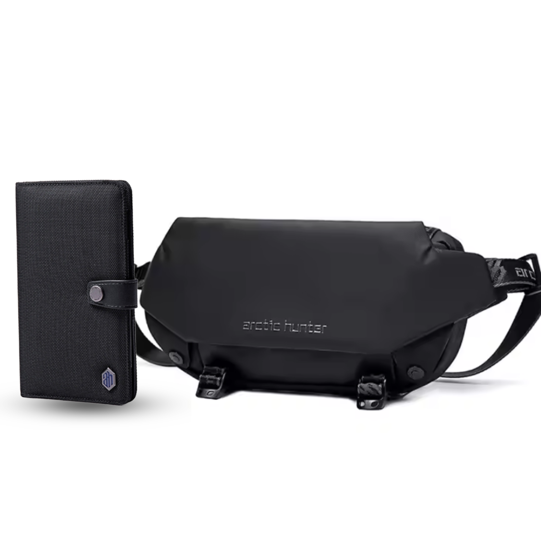 Pack : Sac de Poitrine SP047 + Portefeuille - KOZY NEW