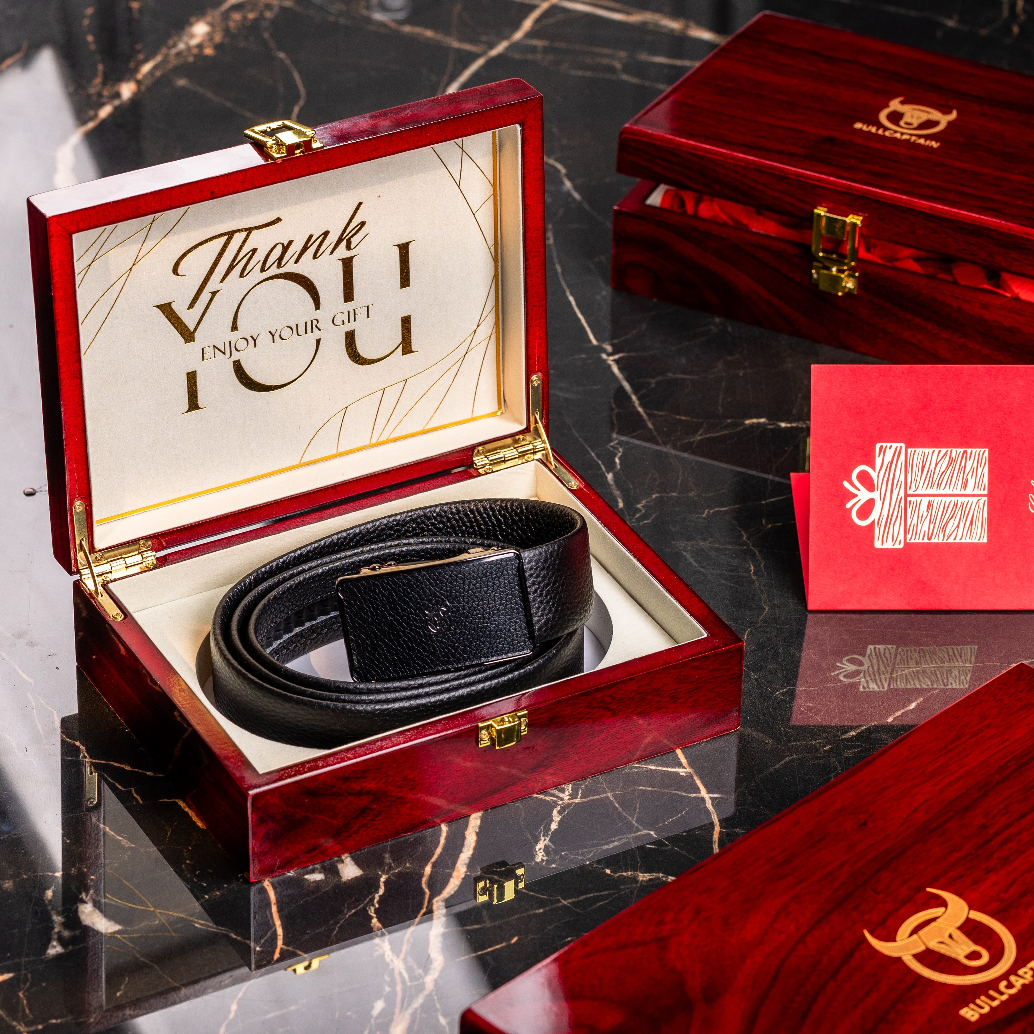 Coffret cadeau ceinture BULLCAPTAIN CC05 - Bullcaptain